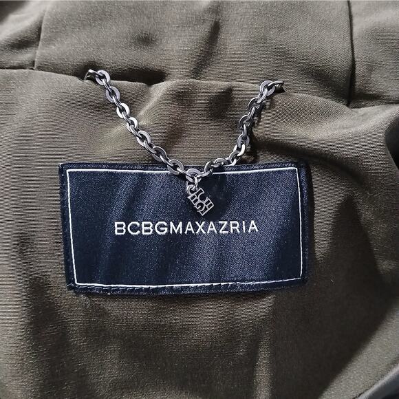 BCBGMAXAZRIA Women’s Faux Fur Hooded Parka Coat Winter Jacket Insulated Sz Small - Picture 10 of 14